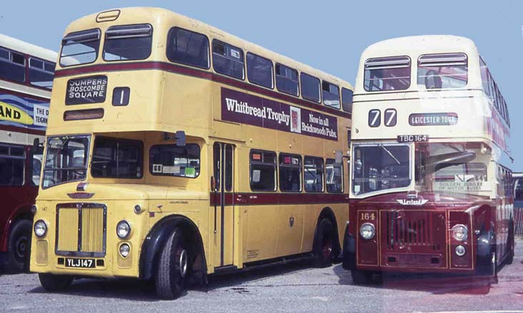 Leyland Titan PD3 Bournemouth Weymann 147 & Leicester Willowbrook 164